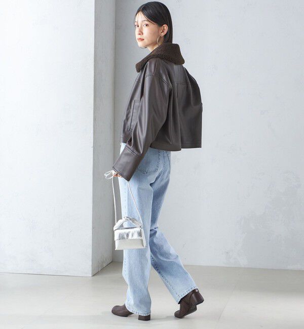 SHIPS for women「ボア カラー ブルゾン」|ブルゾン・スタジャン|