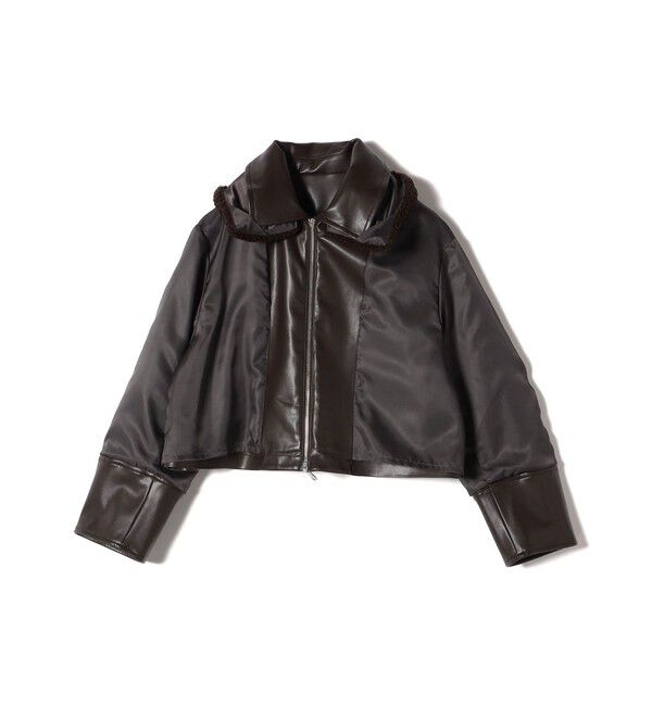 SHIPS for women「ボア カラー ブルゾン」|ブルゾン・スタジャン|