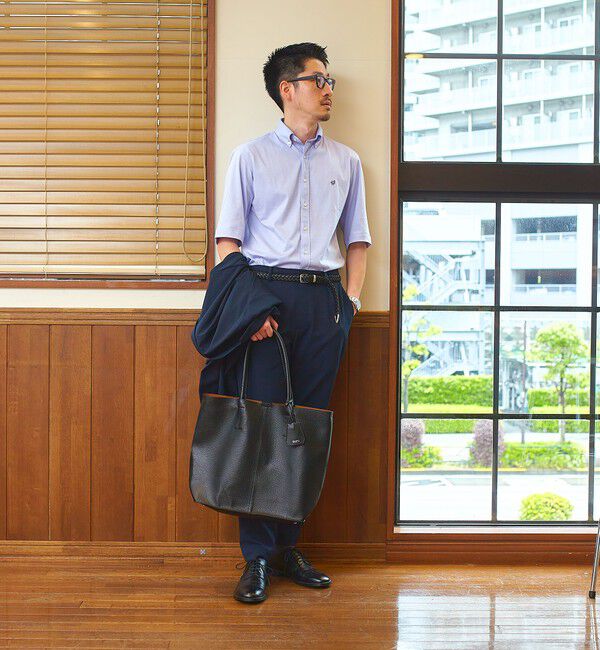 SHIPS「【WEB限定】SHIPS: 合成皮革 ビズ トート バッグ (クラッチバッグ付き)」|トートバッグ|