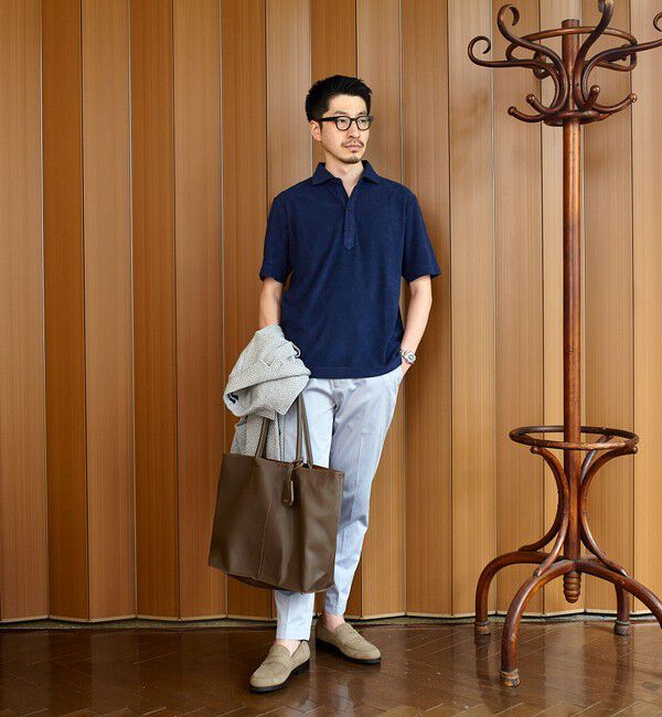 SHIPS「【WEB限定】SHIPS: 合成皮革 ビズ トート バッグ (クラッチバッグ付き)」|トートバッグ|