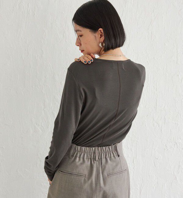 SHIPS for women「Wai＋:〈手洗い可能〉オーガニックコットン カットソー」|Tシャツ・カットソー|