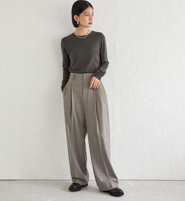 SHIPS for women「Wai＋:〈手洗い可能〉オーガニックコットン カットソー」|Tシャツ・カットソー|