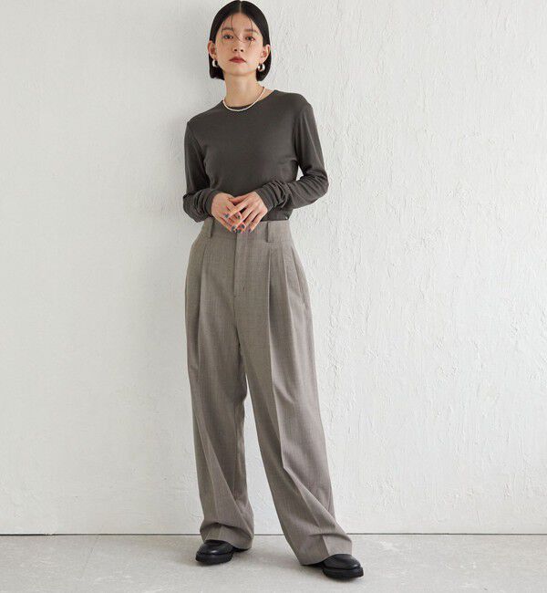 SHIPS for women「Wai＋:〈手洗い可能〉オーガニックコットン カットソー」|Tシャツ・カットソー|