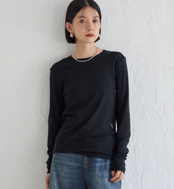 SHIPS for women「Wai＋:〈手洗い可能〉オーガニックコットン カットソー」|Tシャツ・カットソー|
