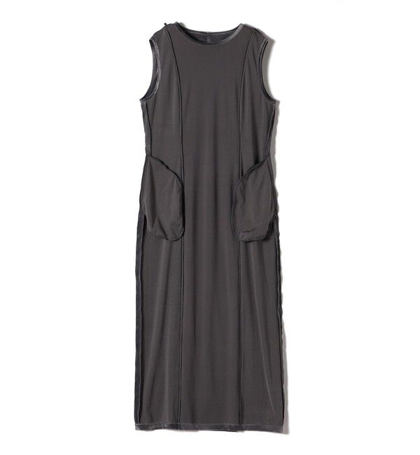 SHIPS for women「Wai＋:〈手洗い可能〉ストレッチ ポリエステル ベロア ワンピース」|ワンピース|