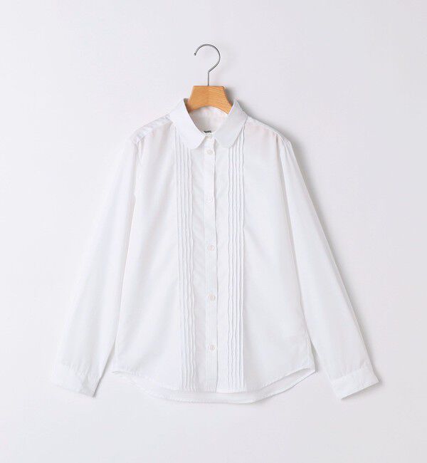 SHIPS KIDS「SHIPS KIDS:140～160cm / ピンタック ブラウス」|シャツ・ブラウス|