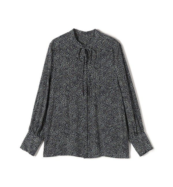 SHIPS for women「IPEKER プリント ピンタック ブラウス」|シャツ・ブラウス|