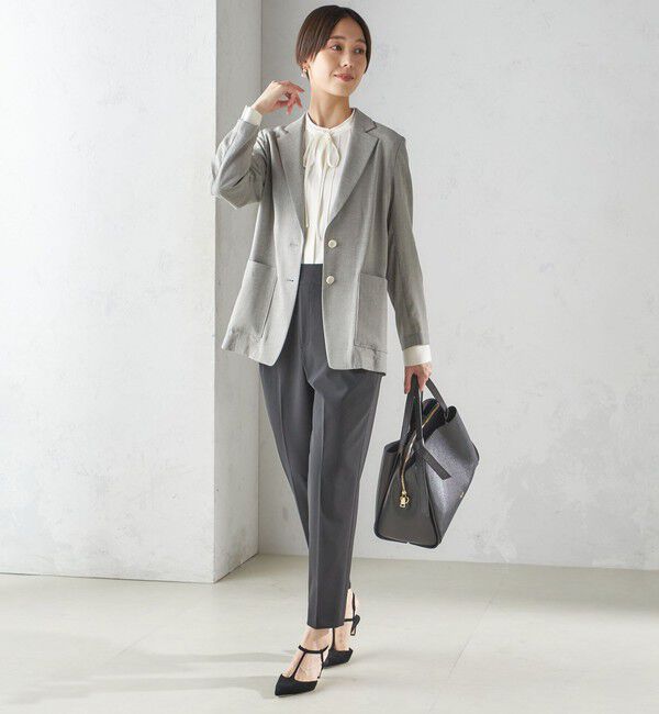 SHIPS for women「MILOS: A4 リボン パーテーション レザー トート M」|トートバッグ|