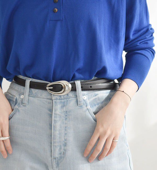 quaranciel「quaranciel: メタル バックル 8hole レザー ベルト」|ベルト|