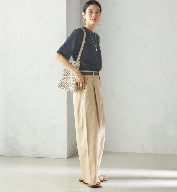 SHIPS for women「SHIPS Primary Navy Label:チノパンツ」|チノ|