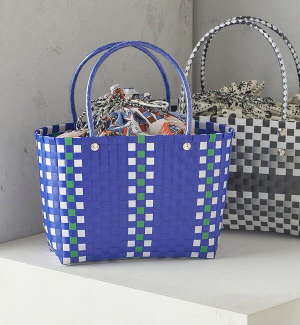 SHIPS for women「【SHIPS別注】UHURU:巾着付き バスケット バッグ S」|トートバッグ|