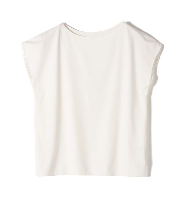 SHIPS for women「〈手洗い可能〉SORONA(R) ボートネック TEE」|Tシャツ・カットソー|