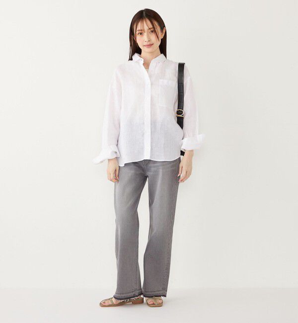 SHIPS Colors 「SHIPS Colors:〈洗濯機可能〉ユーロ リネン (EURO Linen) オーバー シャツ◇」|シャツ・ブラウス|