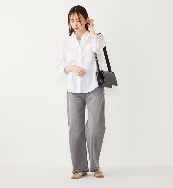 SHIPS Colors 「SHIPS Colors:〈洗濯機可能〉ユーロ リネン (EURO Linen) オーバー シャツ◇」|シャツ・ブラウス|