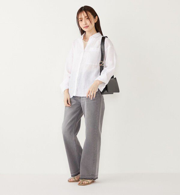 SHIPS Colors 「SHIPS Colors:〈洗濯機可能〉ユーロ リネン (EURO Linen) オーバー シャツ◇」|シャツ・ブラウス|