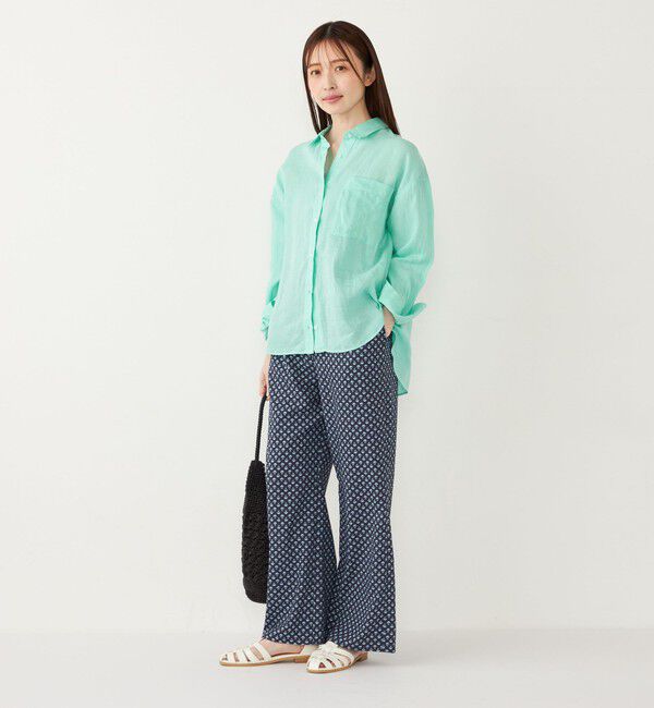 SHIPS Colors 「SHIPS Colors:〈洗濯機可能〉ユーロ リネン (EURO Linen) オーバー シャツ◇」|シャツ・ブラウス|