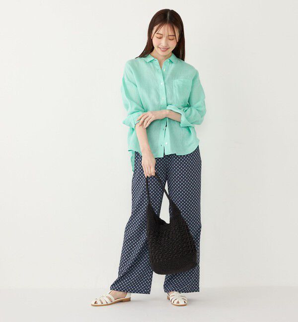 SHIPS Colors 「SHIPS Colors:〈洗濯機可能〉ユーロ リネン (EURO Linen) オーバー シャツ◇」|シャツ・ブラウス|