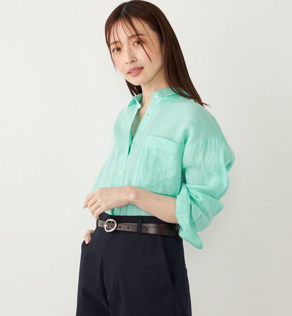 SHIPS Colors 「SHIPS Colors:〈洗濯機可能〉ユーロ リネン (EURO Linen) オーバー シャツ◇」|シャツ・ブラウス|