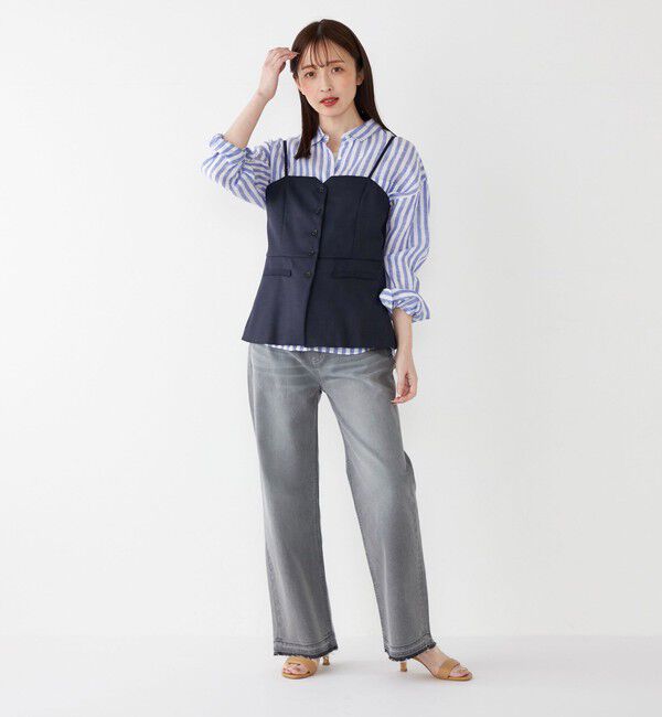 SHIPS Colors 「SHIPS Colors:〈洗濯機可能〉ユーロ リネン (EURO Linen) オーバー シャツ◇」|シャツ・ブラウス|