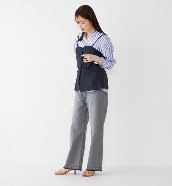 SHIPS Colors 「SHIPS Colors:〈洗濯機可能〉ユーロ リネン (EURO Linen) オーバー シャツ◇」|シャツ・ブラウス|