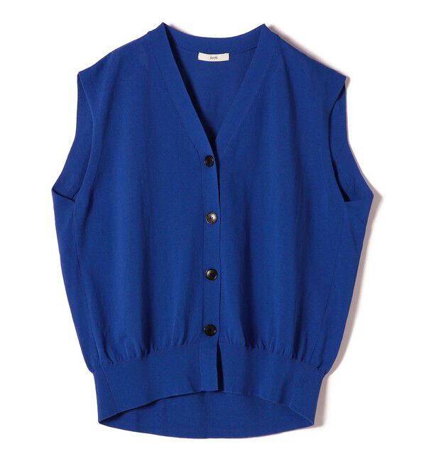 SHIPS for women「〈接触冷感 / 手洗い可能〉アイスコットン フレンチ スリーブ ジレ カーディガン」|ベスト・ジレ|