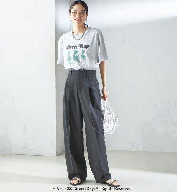 SHIPS for women「〈手洗い可能〉2タック ワイド パンツ（ブラック）」|その他|