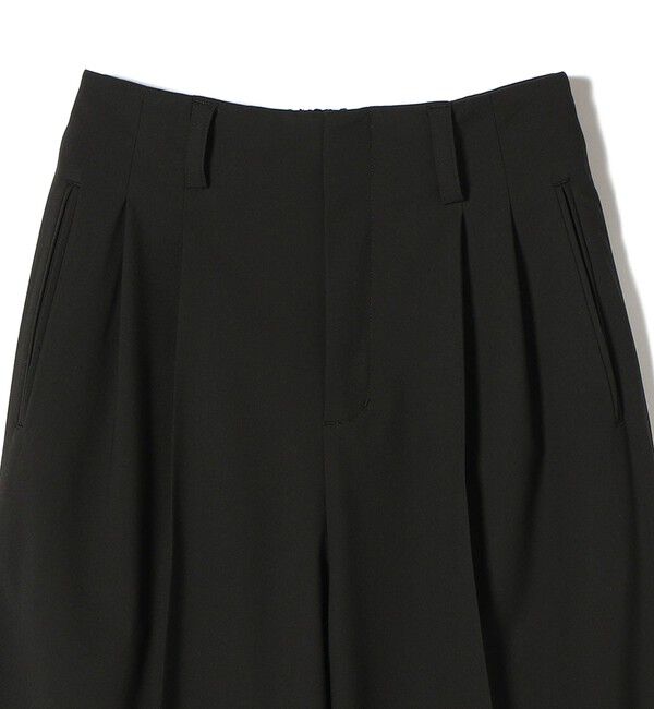 SHIPS for women「〈手洗い可能〉2タック ワイド パンツ（ブラック）」|その他|