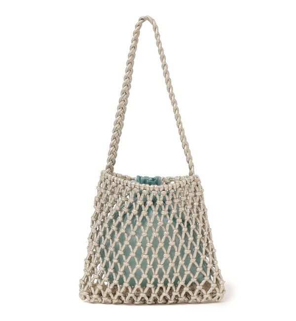 SHIPS for women「The Bagmati:オーガンジー 巾着 マクラメ バッグ」|ショルダー・メッセンジャー|