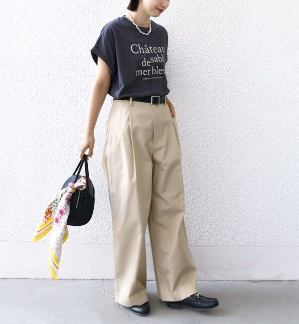 SHIPS for women「〈洗濯機可能〉プラチナ ヴェール TEE」|Tシャツ・カットソー|