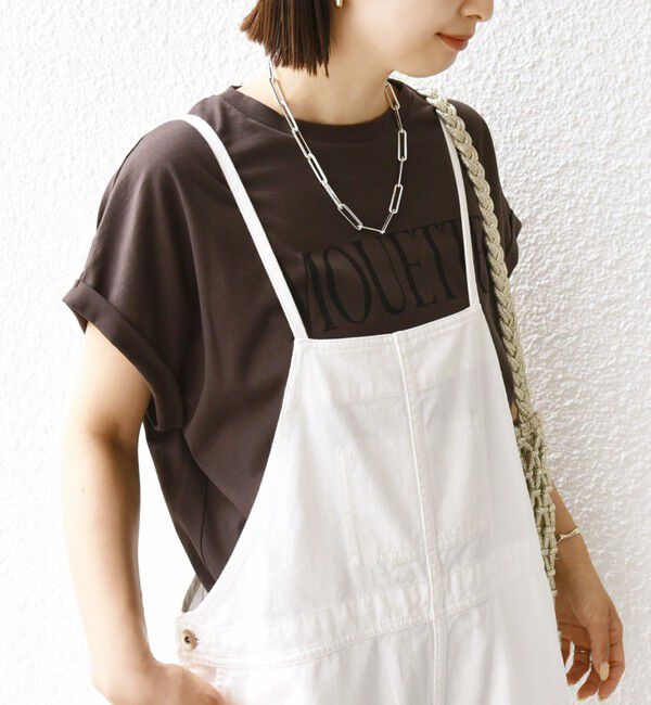 SHIPS for women「〈洗濯機可能〉プラチナ ヴェール TEE」|Tシャツ・カットソー|