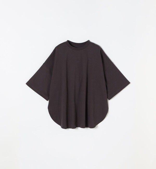 SHIPS any「《一部予約》SHIPS any:〈接触冷感/汗染み防止加工/洗濯機可能〉ラウンドヘム クルー ビッグ TEE」|Tシャツ・カットソー|