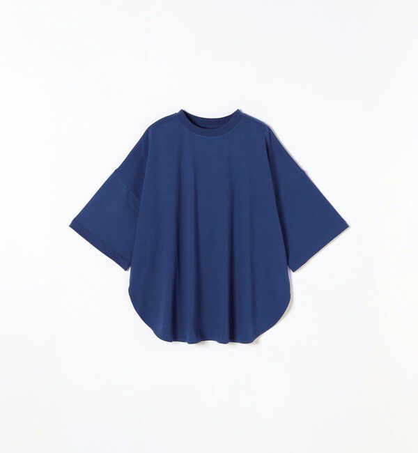 SHIPS any「《一部予約》SHIPS any:〈接触冷感/汗染み防止加工/洗濯機可能〉ラウンドヘム クルー ビッグ TEE」|Tシャツ・カットソー|
