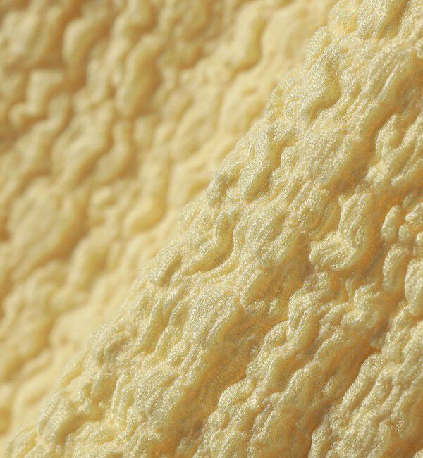 SHIPS for women「【WEB限定】〈手洗い可能〉バンピー シャーリング 5分袖 カーディガン」|カーディガン|