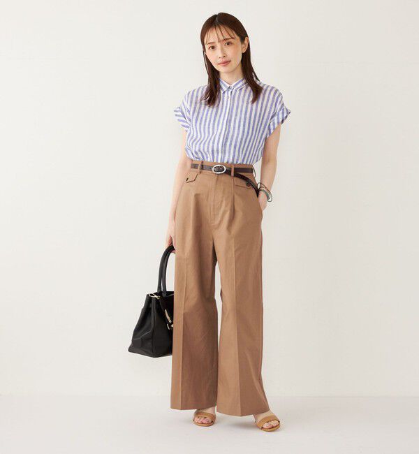 SHIPS Colors 「SHIPS Colors:ユーロ リネン (EURO Linen) ヒヨク シャツ◇」|シャツ・ブラウス|