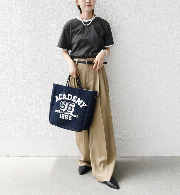 SHIPS for women「カレッジ レオパード ジャカード A4 バッグ」|ショルダー・メッセンジャー|