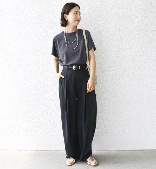 SHIPS for women「〈接触冷感〉ポンチ ドルマン TEE」|Tシャツ・カットソー|