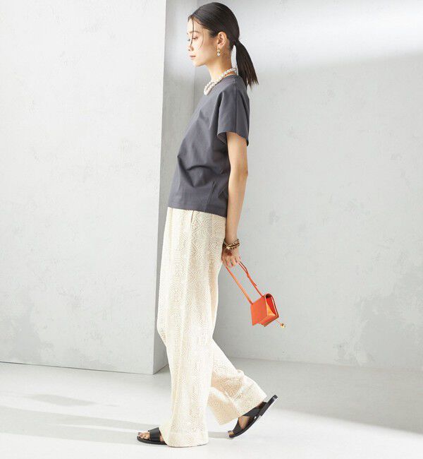 SHIPS for women「〈接触冷感〉ポンチ ドルマン TEE」|Tシャツ・カットソー|