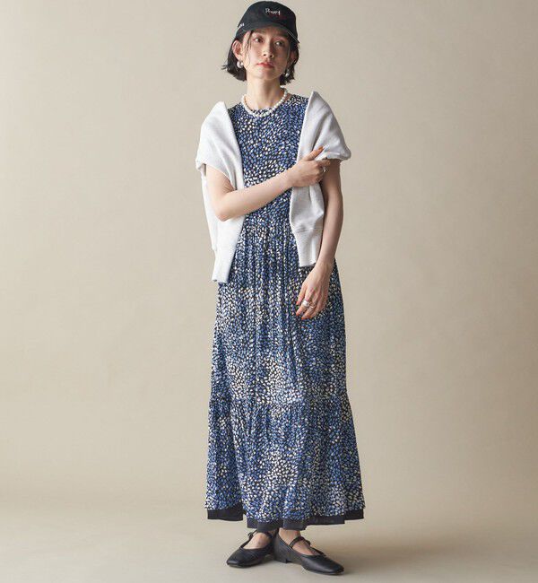 SHIPS for women「SHIPS NINE CASE:プリント ワンピース」|ワンピース|