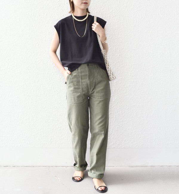 SHIPS for women「〈手洗い可能〉DEPEND アムンゼン ノースリーブ カットソー」|Tシャツ・カットソー|