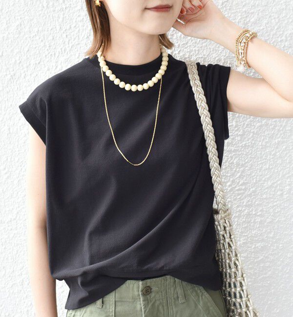 SHIPS for women「〈手洗い可能〉DEPEND アムンゼン ノースリーブ カットソー」|Tシャツ・カットソー|