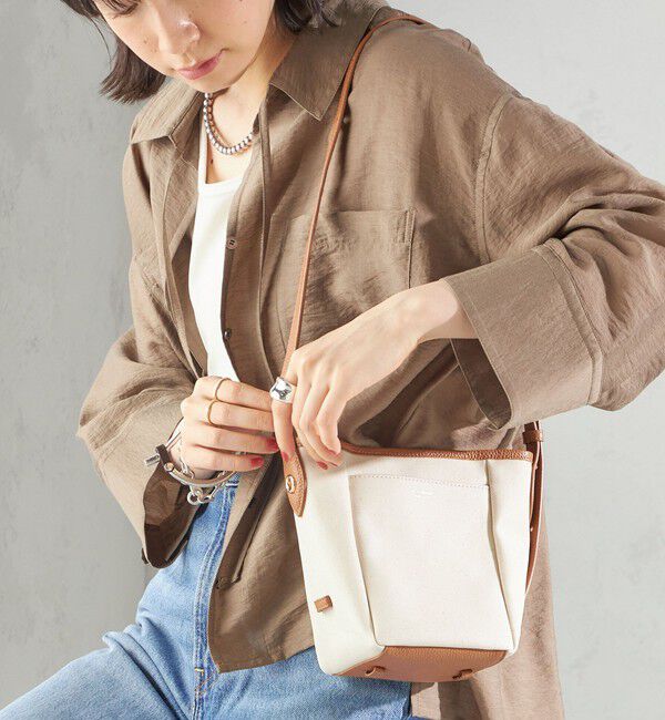 SHIPS for women「BEAURE: キャンバス ミニ バケツ バッグ」|ショルダー・メッセンジャー|