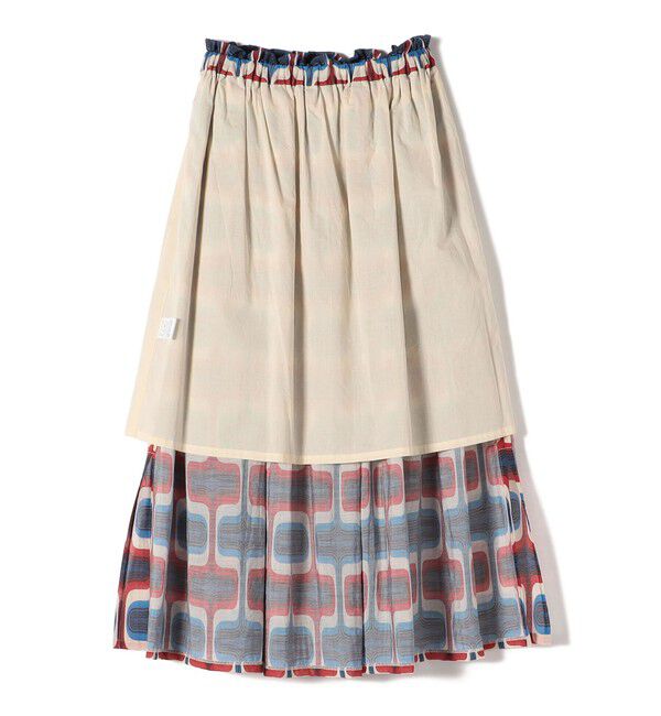 SHIPS for women「【SHIPS別注】UHURU:〈手洗い可能〉シアープリント ギャザー スカート」|スカート|