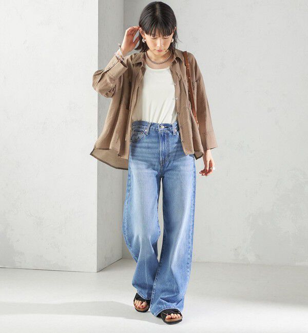 SHIPS for women「〈手洗い可能〉ポリエステル スノー ベロア 前後 2WAY タンクトップ」|タンクトップ|