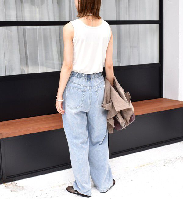 SHIPS for women「〈手洗い可能〉ポリエステル スノー ベロア 前後 2WAY タンクトップ」|タンクトップ|