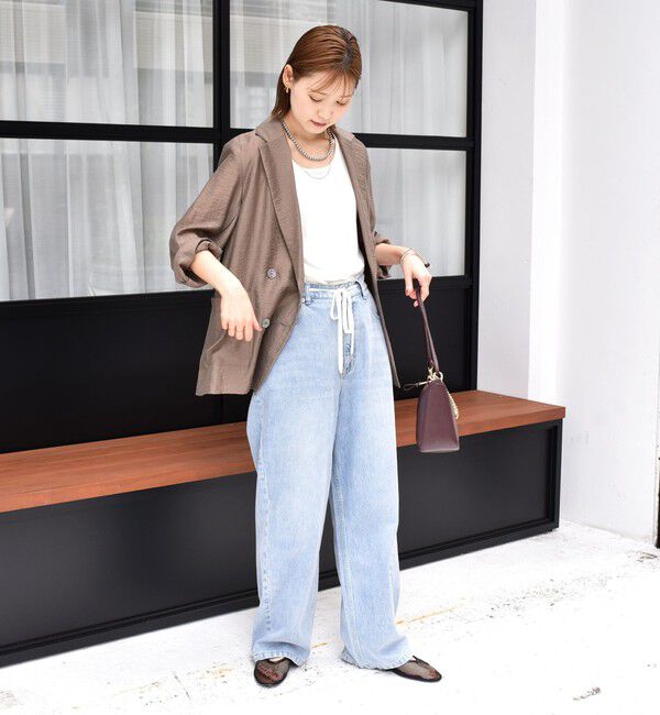 SHIPS for women「〈手洗い可能〉ポリエステル スノー ベロア 前後 2WAY タンクトップ」|タンクトップ|