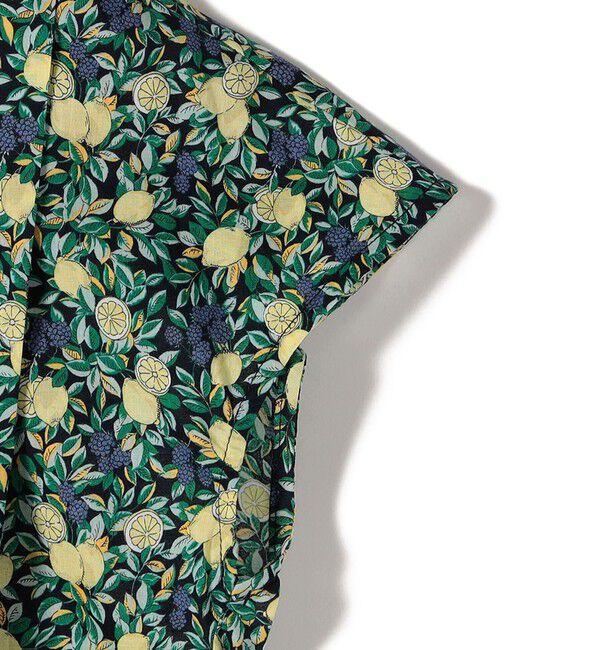 SHIPS Colors 「SHIPS Colors:〈洗濯機可能〉ボタニカル プリント Vネック ブラウス」|シャツ・ブラウス|