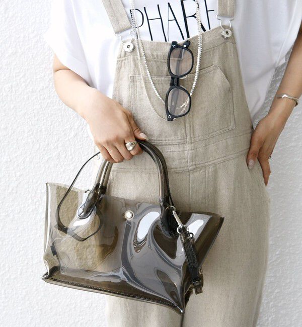 SHIPS for women「【WEB限定】ショルダー付き PVC トート バッグ」|トートバッグ|