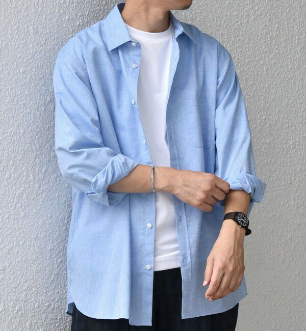 SHIPS any「SHIPS any: コットン/リネン 7分袖 レギュラー シャツ◇◇」|シャツ・ブラウス|