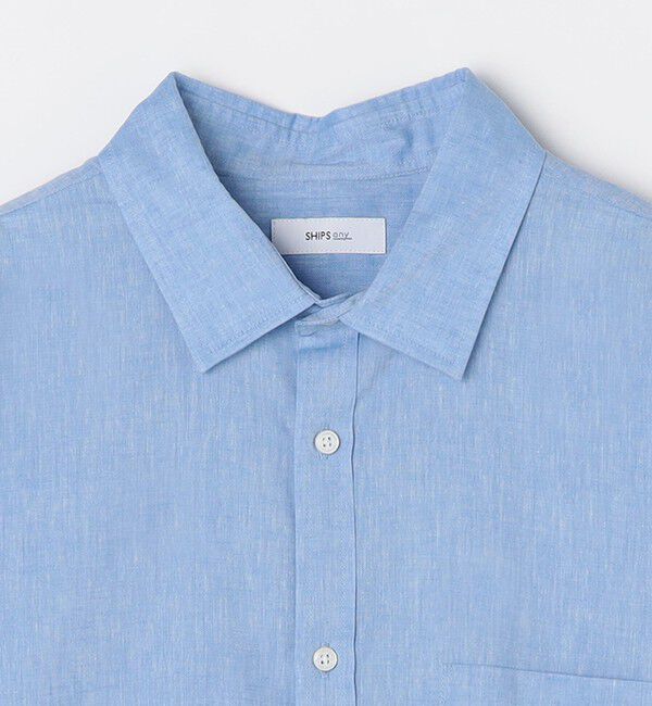 SHIPS any「SHIPS any: コットン/リネン 7分袖 レギュラー シャツ◇◇」|シャツ・ブラウス|