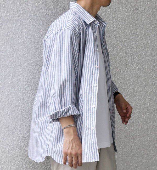 SHIPS any「SHIPS any: コットン/リネン 7分袖 レギュラー シャツ◇◇」|シャツ・ブラウス|